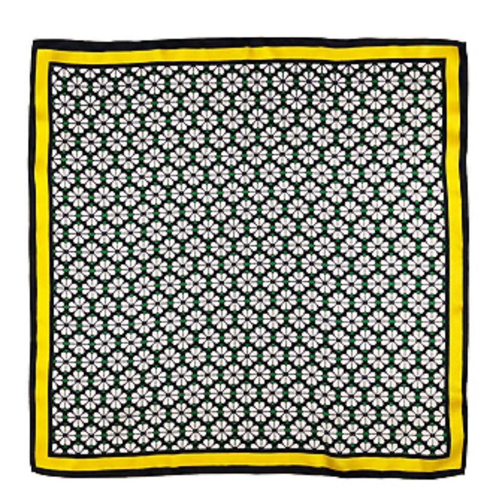 Ava & Aiden Silk Floral Print Bandana Scarf - Picture 2 of 4